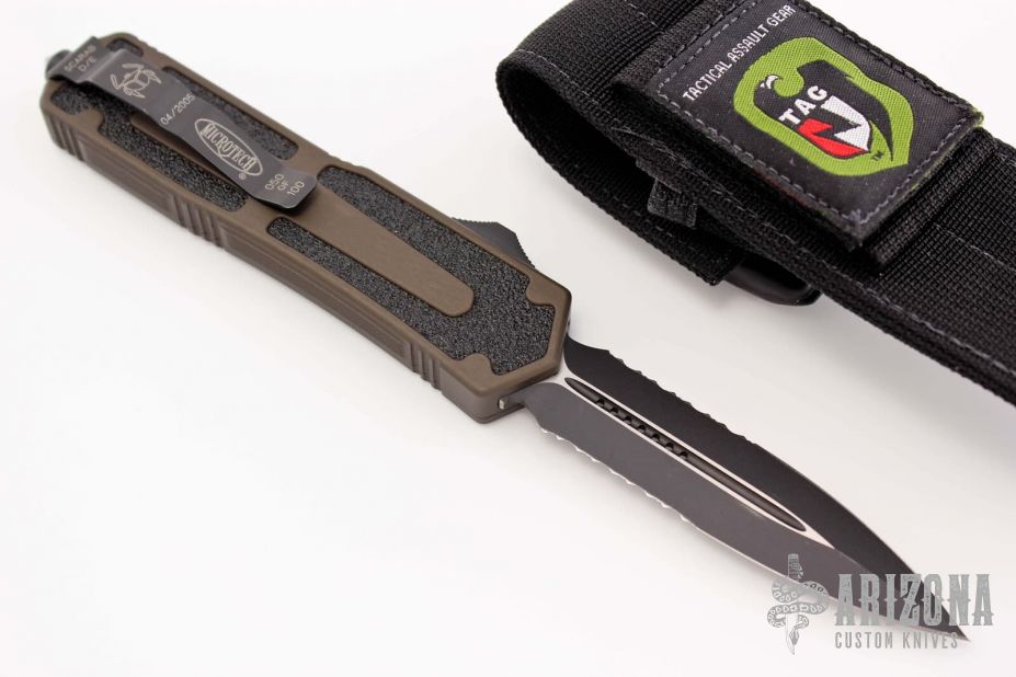 Scarab - D/E Black Tactical Serrated #050 of 100