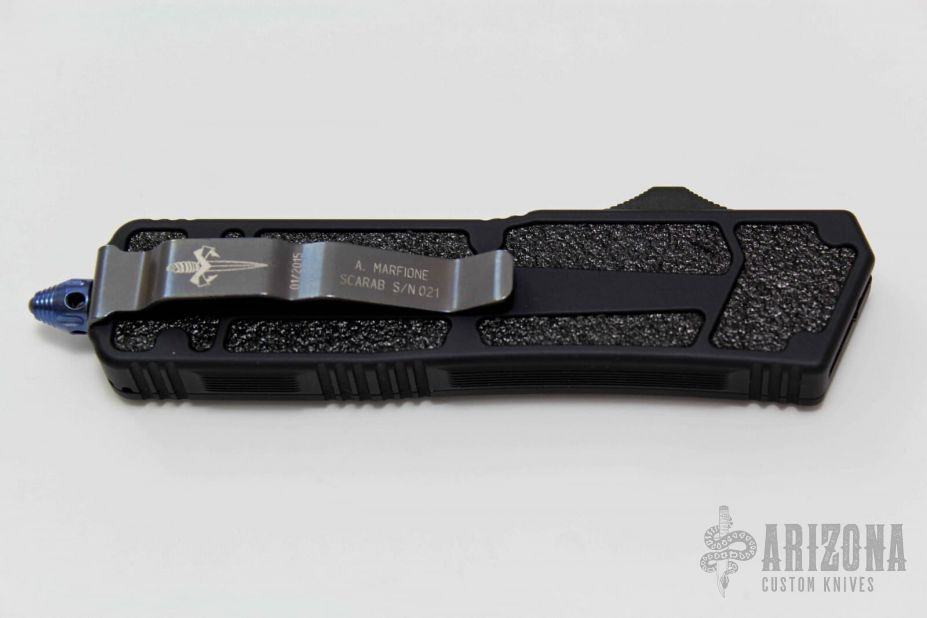 Scarab SE/DE Stonewash Blued Ti Hardware #021