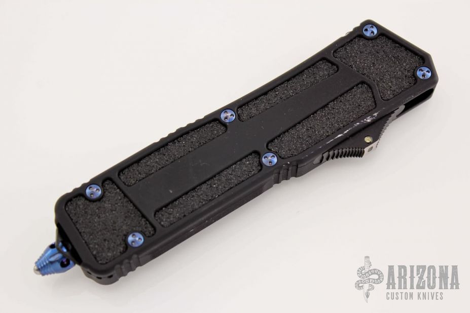 Scarab Tanto Stonewash DLC - Blued Ti Hardware