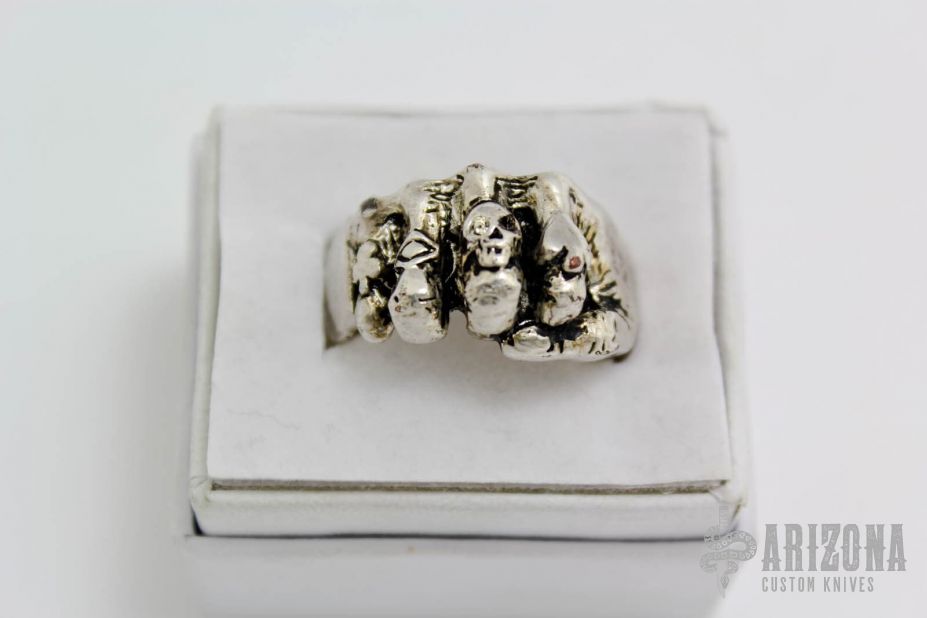 Silver Ring - Fist - Size 10