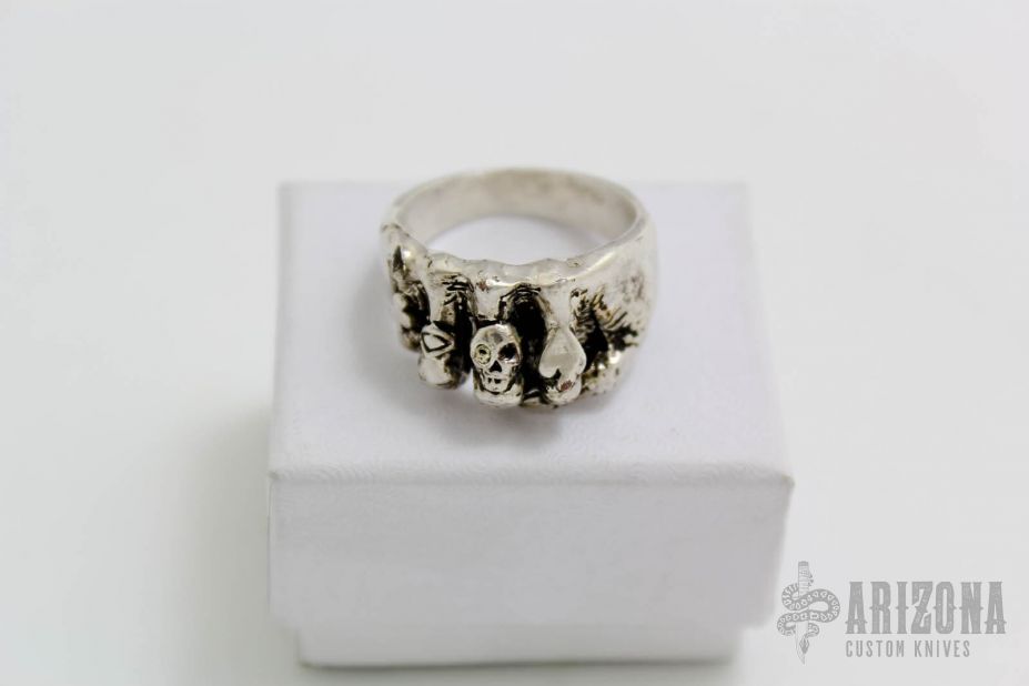 Silver Ring - Fist - Size 10