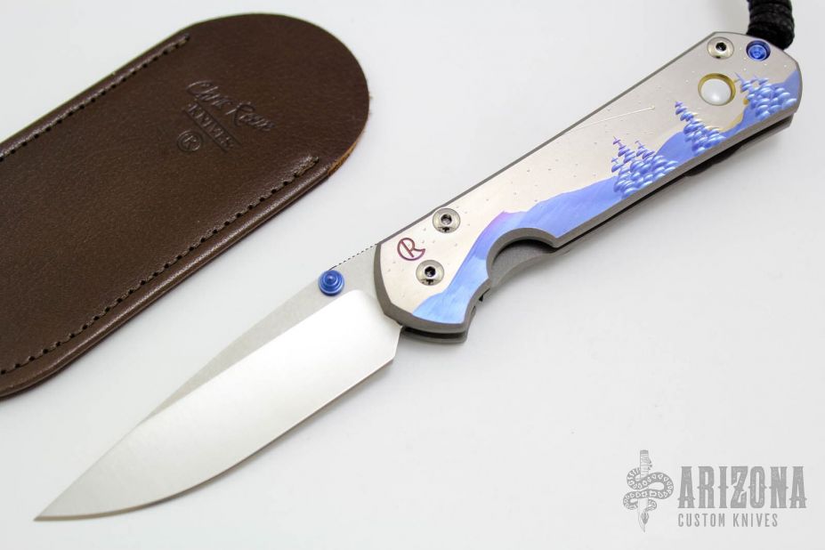 Small Sebenza 21 - Unique Graphic (Night Sky with Shooting Star)