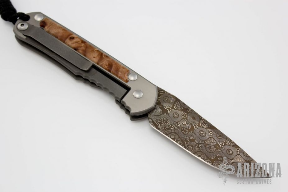 Small Sebenza - 1999 Edition - Birds Eye Maple/Damascus