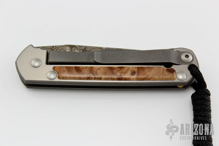 Small Sebenza - 1999 Edition - Birds Eye Maple/Damascus