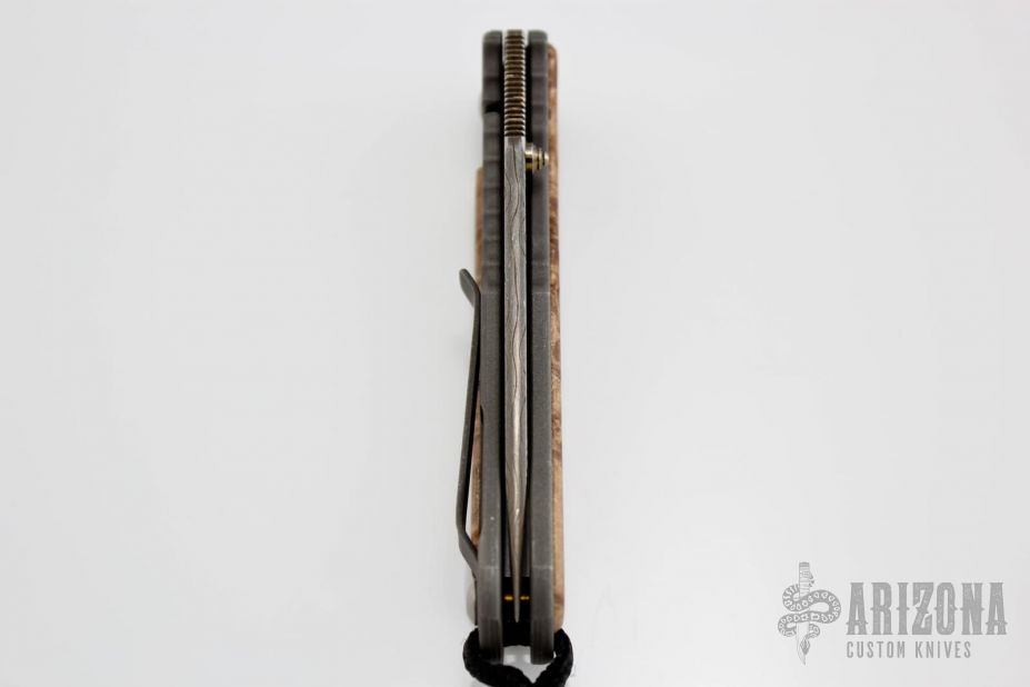 Small Sebenza - 1999 Edition - Birds Eye Maple/Damascus