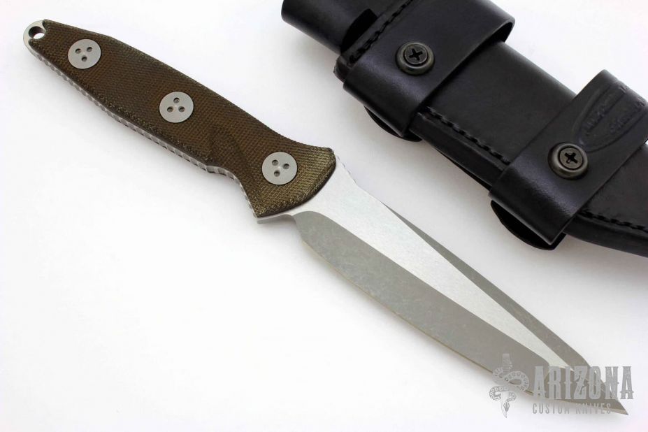 Socom Alpha Tanto - Brown Canvas Micarta