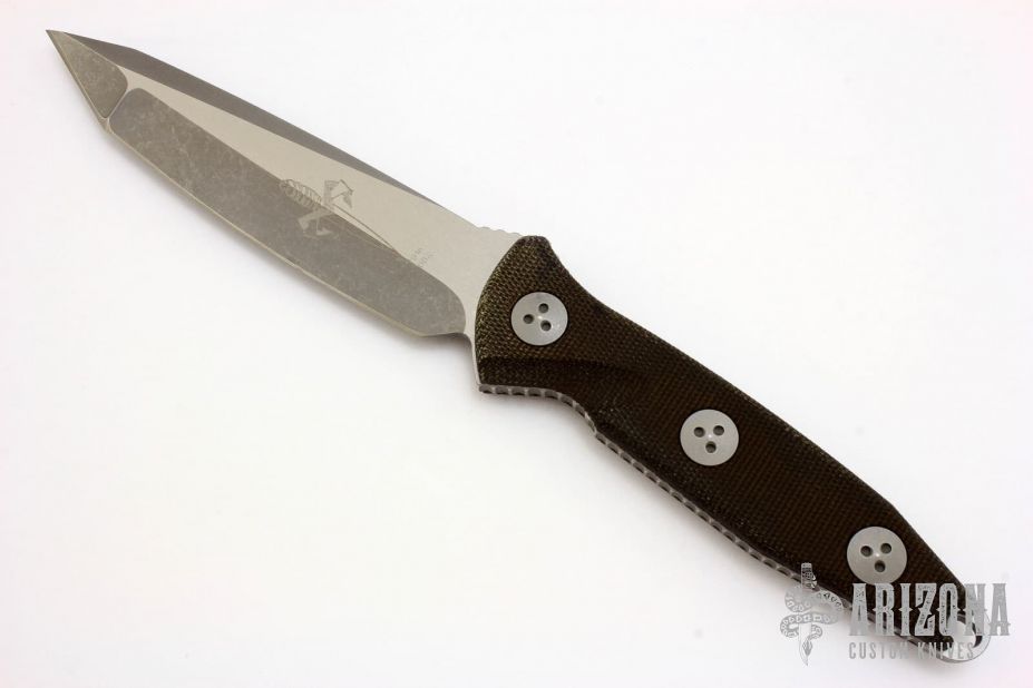 Socom Alpha Tanto - Brown Canvas Micarta