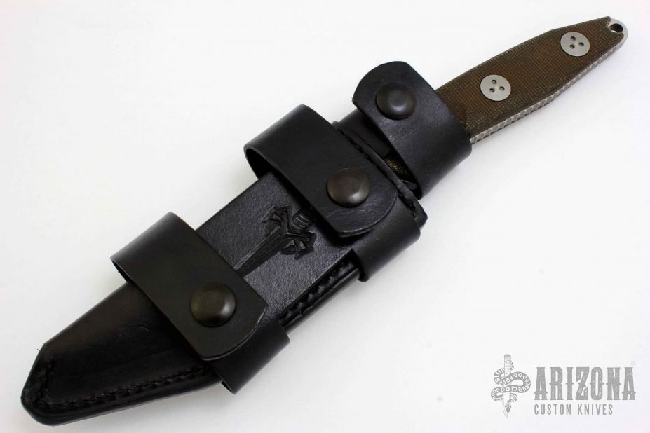 Socom Alpha Tanto - Brown Canvas Micarta