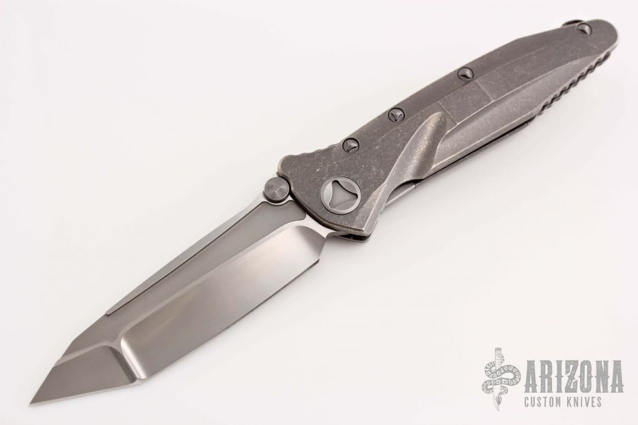 Socom Delta Tanto (Satin / Tumble Finish Titanium)