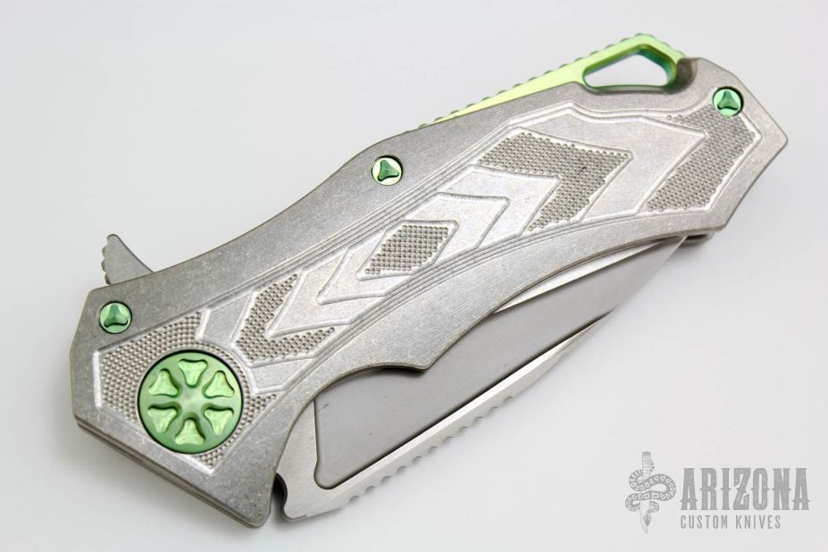 Starlord - Mirror/Titanium/Green Hardware