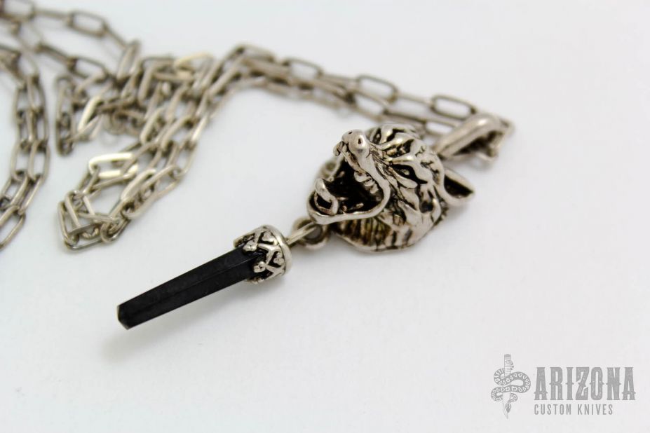 Sterling Silver Wolf Pendant and Chain