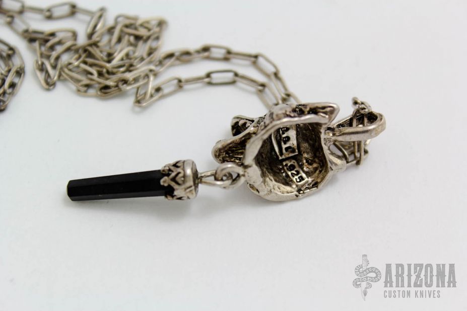 Sterling Silver Wolf Pendant and Chain