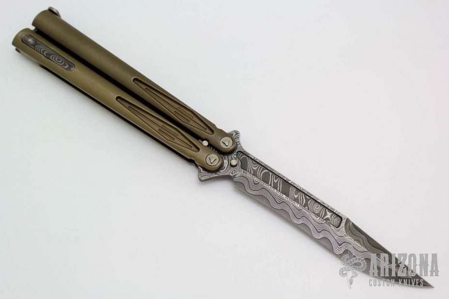 Tachyon III - Nichols Elmax Core Boomerang Damascus #014