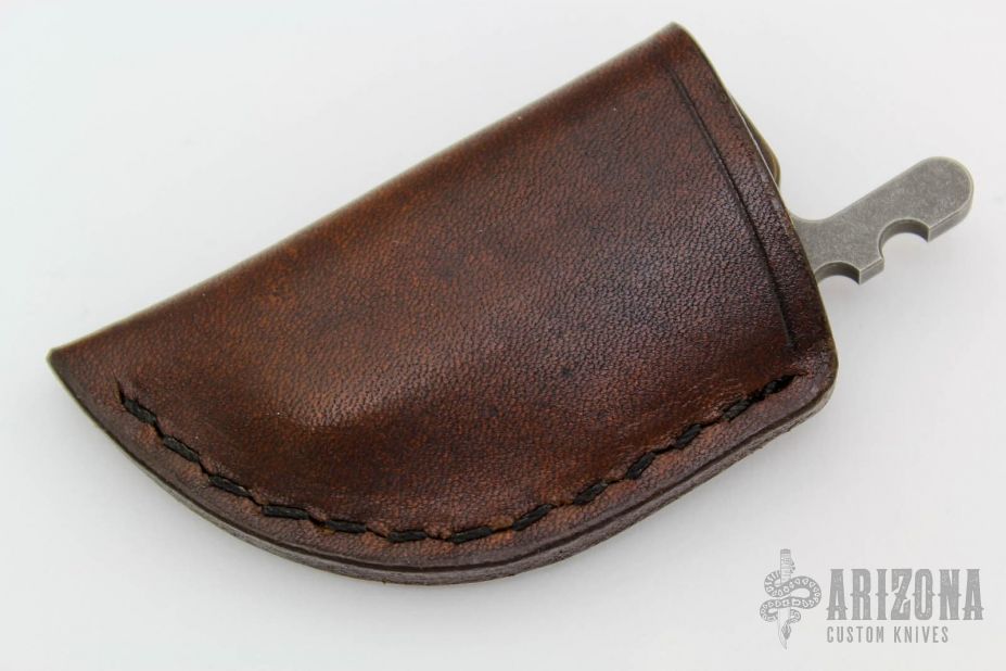 Thorn Friction Folder with Leather Sheath