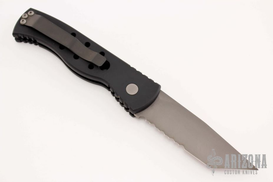 TR-1.2 - Tactical Response I - Black Tanto Serrated