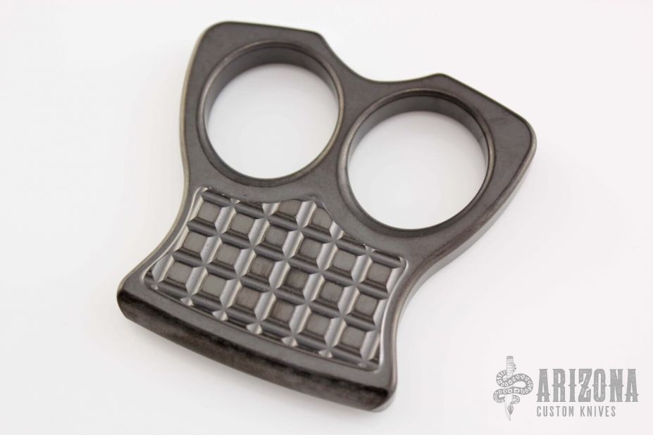 Two-Hole Paperweight - DLC Stonewash Titanium