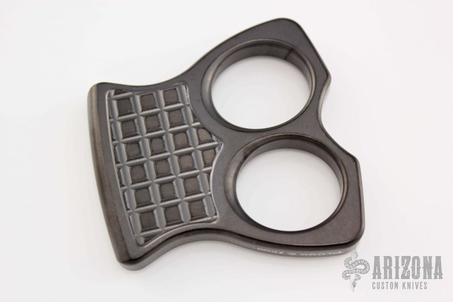 Two-Hole Paperweight - DLC Stonewash Titanium