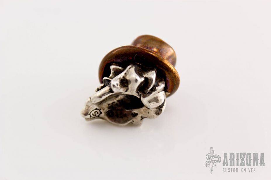 Uncle Bruiser Bead - Copper and Sterling Silver
