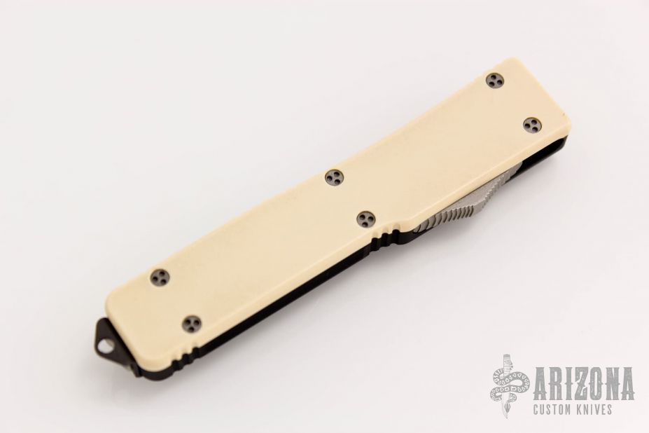 UTX-70 D/E - Damascus and Ivory Micarta