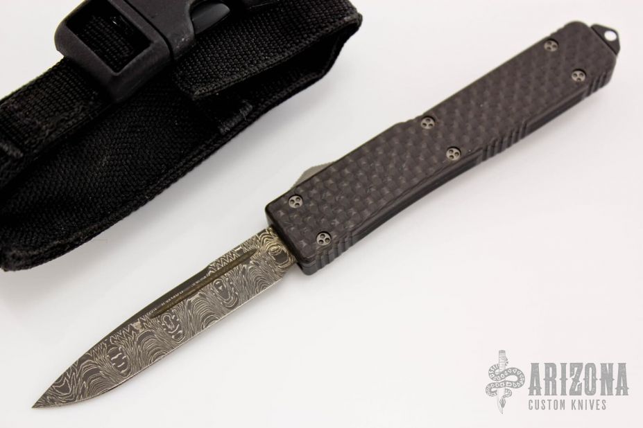 UTX-70 S/E - Damascus and Carbon Fiber