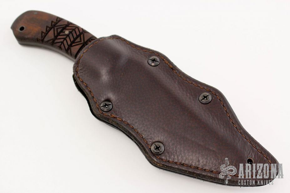 WKII - Crusher Belt Knife - Tribal Maple - Caswell