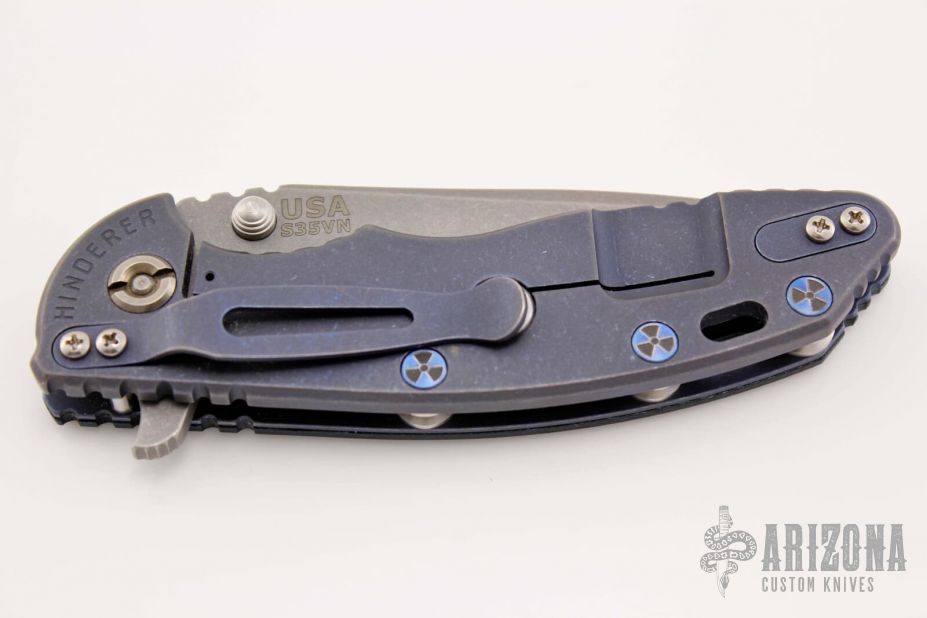 XM-18 3.5" Spanto Flipper with Ano'd Ti (Extra Copper Standoffs)