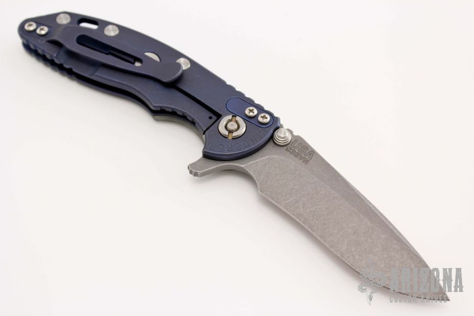 XM-18 3" Recurve - Working Finish & Battle Blue