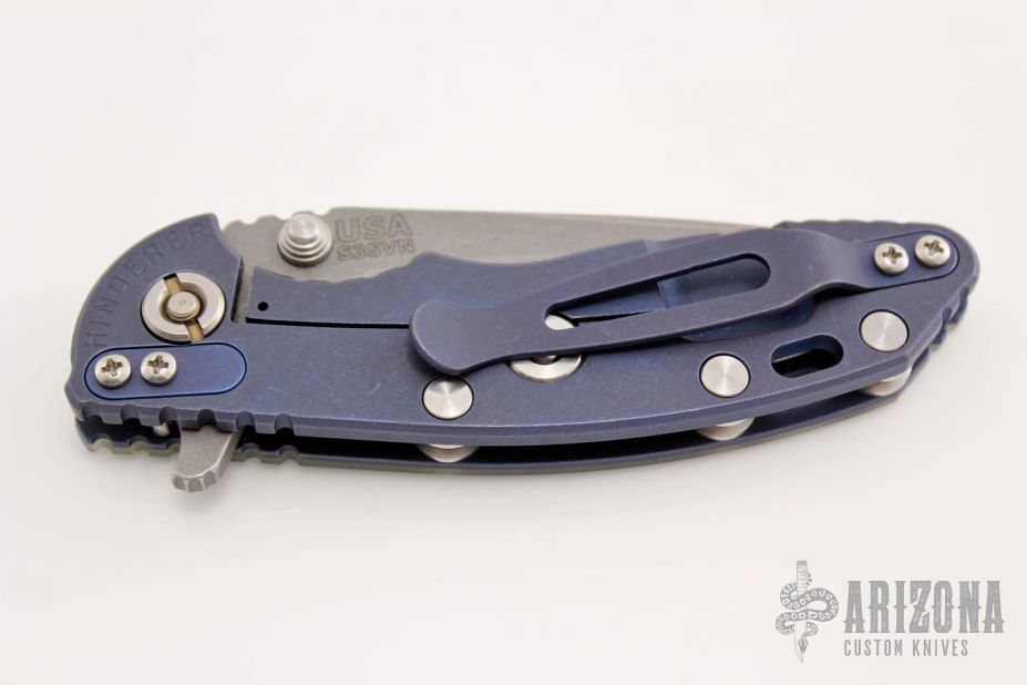 XM-18 3" Recurve - Working Finish & Battle Blue