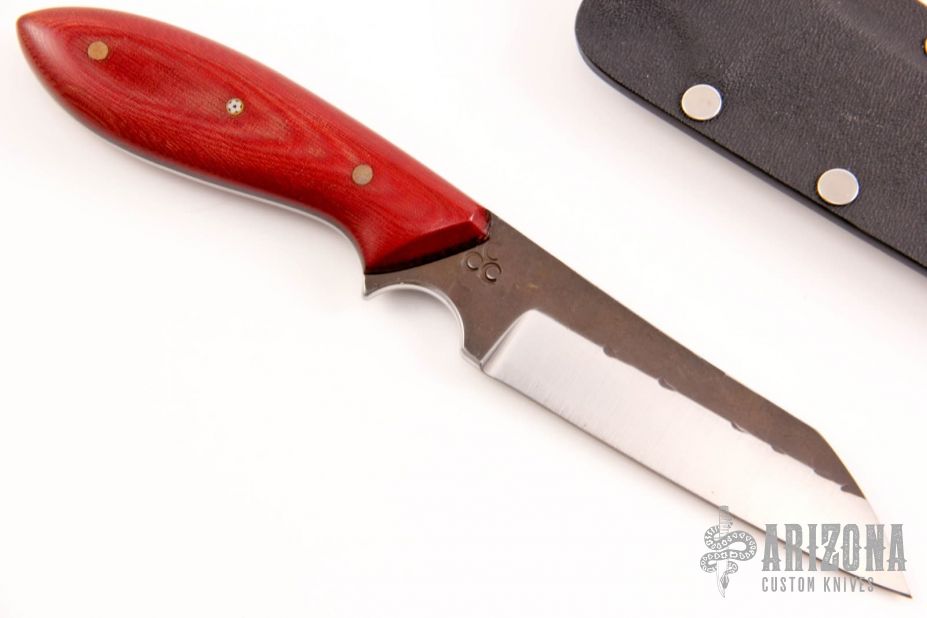 Sheepsfoot Brute Neck Knive | Arizona Custom Knives