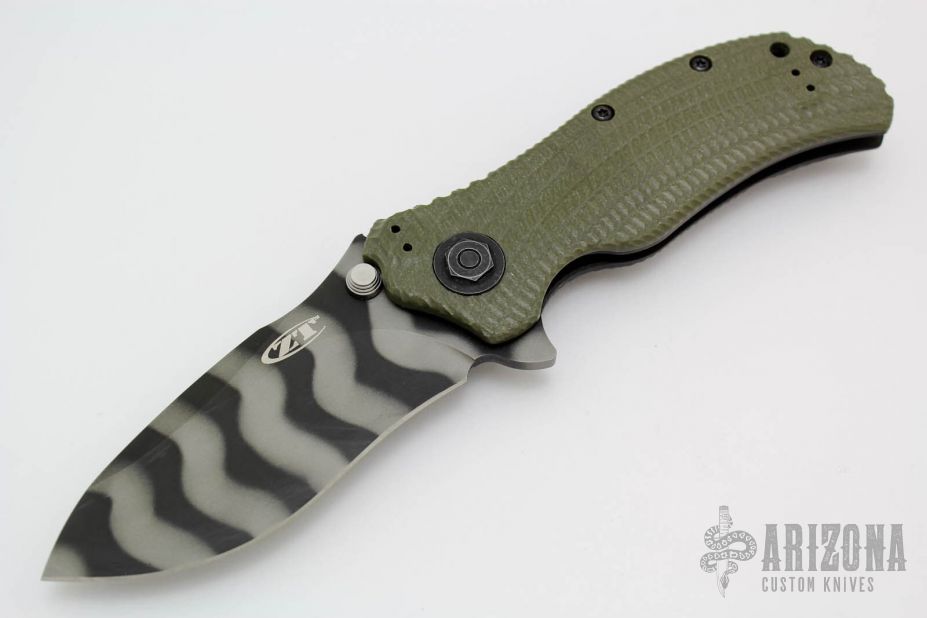 ZT 0301 Strider/Onion Folder Green - Arizona Custom Knives ZT 0301 Strider/Onion Folder Green - Arizona Custom Knives