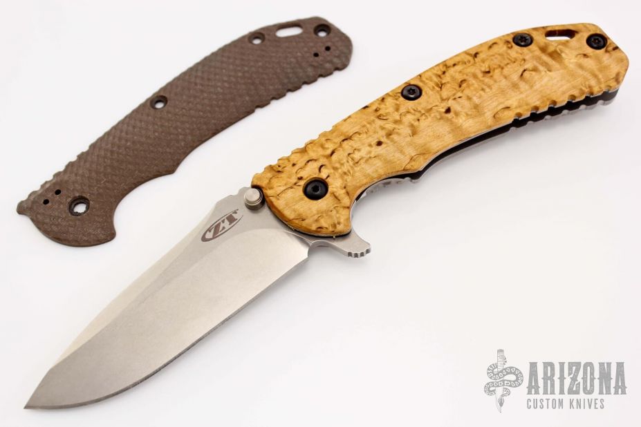 ZT 0561 Elmax / Hinderer Design #7927 - Custom Wood Scale