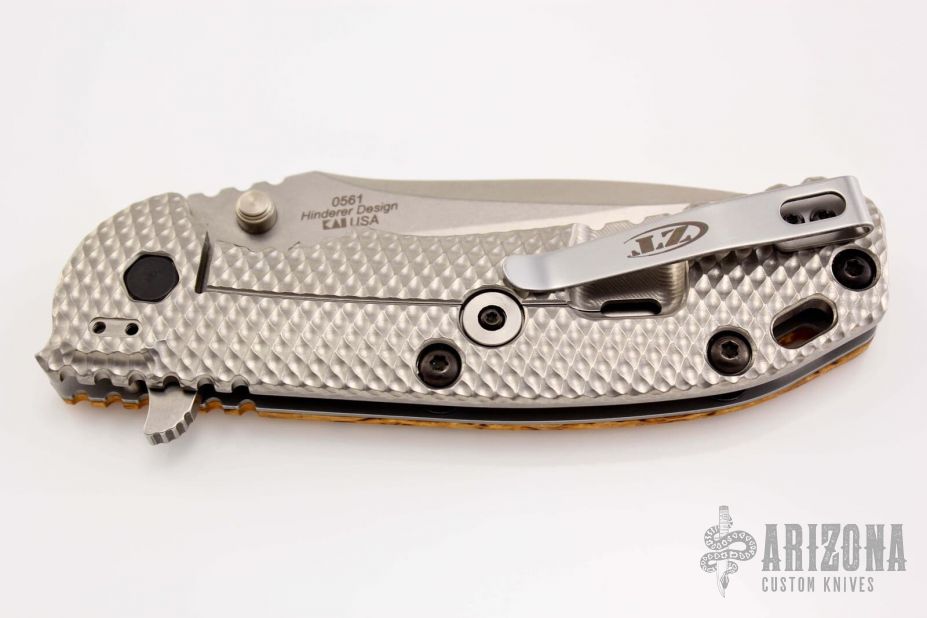 ハル様 ZT 0561 Elmax / Hinderer Design #7927 - Custom Wood Scale