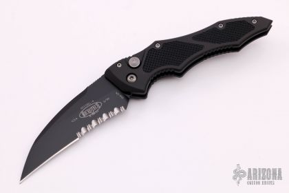 Kestrel Auto Black Serrated - Arizona Custom Knives