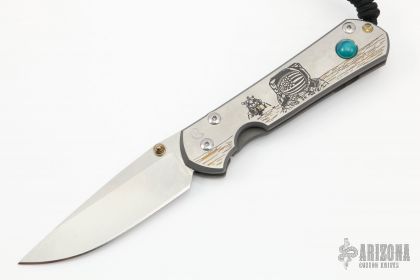 Large Sebenza 21 CGG - Lunar Landing w/ Chrysocolla - Arizona