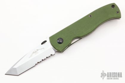 Mini CQC-7B SFS - Green G-10 - Arizona Custom Knives