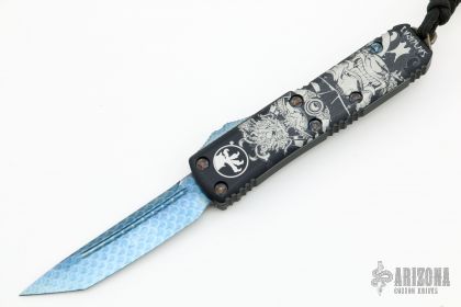 す*郎様 【美品】UNITY ユニティ HANDS TEAM 8.5インチスケー 233-4 UTX-85 T/E Satin Standard - Samurai - Arizona Custom Knives