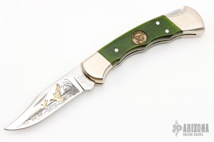 Custom Buck Model 112 - Ducks Unlimited Canada 1938-1988 - Arizona Custom  Knives