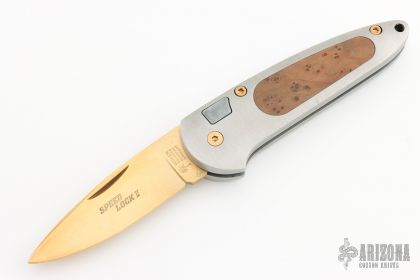 Speed Lock II - Gold PVK Custom - Arizona Custom Knives