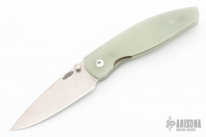 Atom Linerlock - Jade G-10 Scales