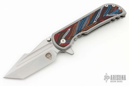 Alphahunter Apocalypse Flipper - Topo G-10 - Arizona Custom Knives