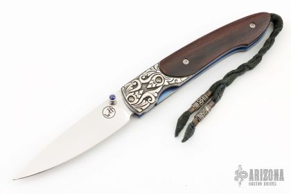T10 NICA-1 Cocobolo/Silver Lancet - Arizona Custom Knives