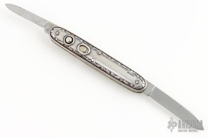 銀　シルバー　Sterling 950k . uyeda テーブルナイフ　2本 銀 シルバー Sterling 950k . uyeda テーブルナイフ 2本