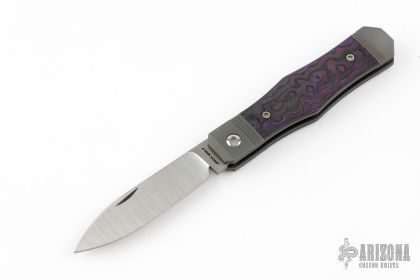 Vampire Jack - Fat Carbon Purple Haze - Arizona Custom Knives