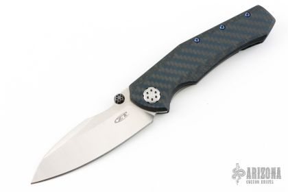 0850 Blue CF - Sinkevich/Rexford Design - Arizona Custom Knives