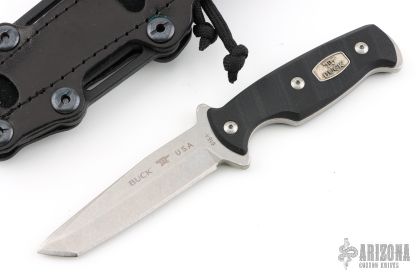 0616BKS-B Buck Ops Boot Knife Black G-10 - Arizona Custom Knives