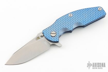Jurassic - Slicer Tri-Way Stonewash Blue - Arizona Custom Knives