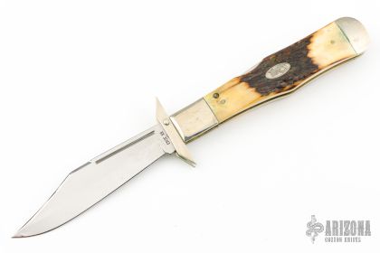 3951 外国切手 SWA  1987年 Erik Holm デザイン 昆虫 51050 LSSP Vintage Jumbo Cheetah Swing Guard - Arizona Custom Knives