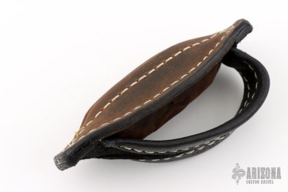 Chicago Candy Bar Coin Pouch - Two Tone Dark Brown - Arizona