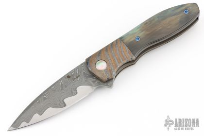 Kirby Lambert Snap MGT Zirconium Marbré CF Superconducteur Damasteel Folder