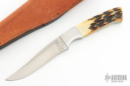 HC00558 ナイフ　サバイバルナイフ　bear mgc アメリカ製 Bear MGC USA Fixed Blade Knife Gut Hook Stag Handle w/ Sheath | eBay